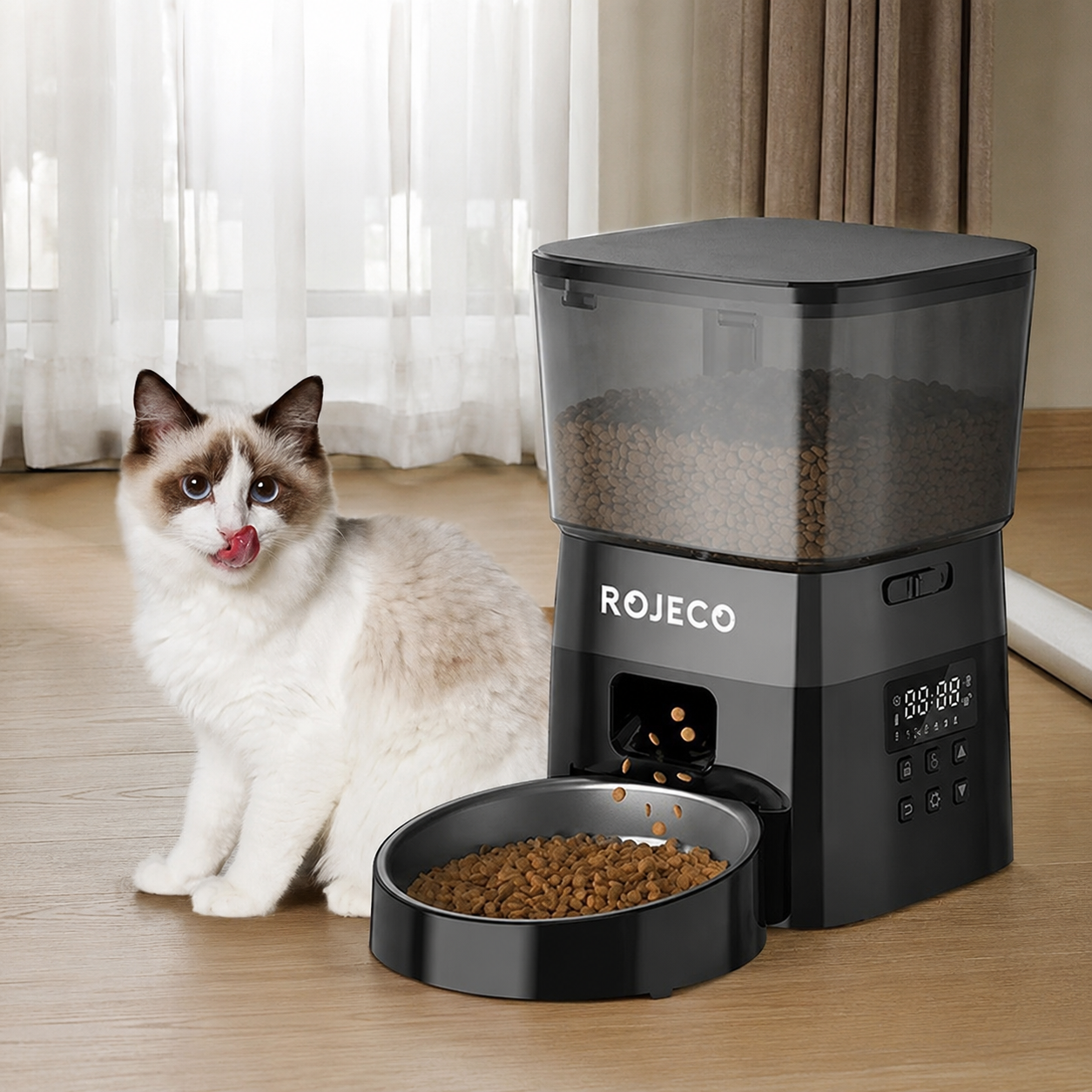 ROJECO Programmable Cat Feeder