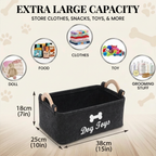 Felt Pet Toy Storage Box