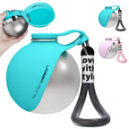 Portable Dog Water Bottle with Bowl