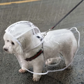 Transparent Waterproof Dog Raincoat