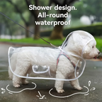 Transparent Waterproof Dog Raincoat