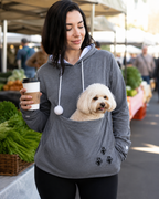 Fleece Pocket Hoodie for Pet Parents