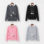 Fleece Pocket Hoodie for Pet Parents