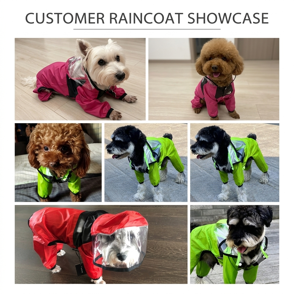 Hooded Waterproof Dog Jumpsuit