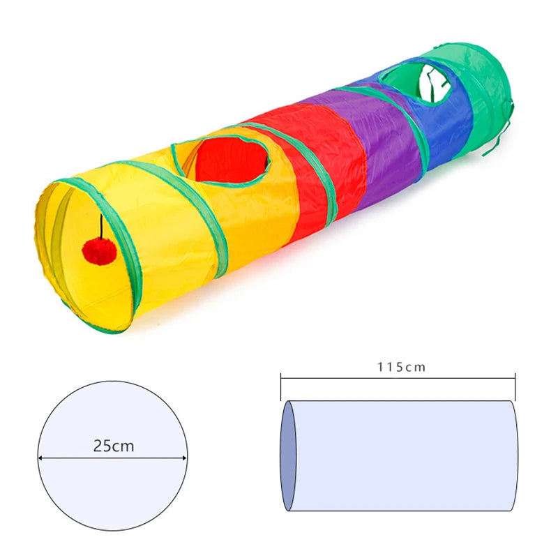 Collapsible Cat Play Tunnel