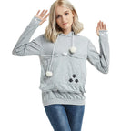 Fleece Pocket Hoodie for Pet Parents