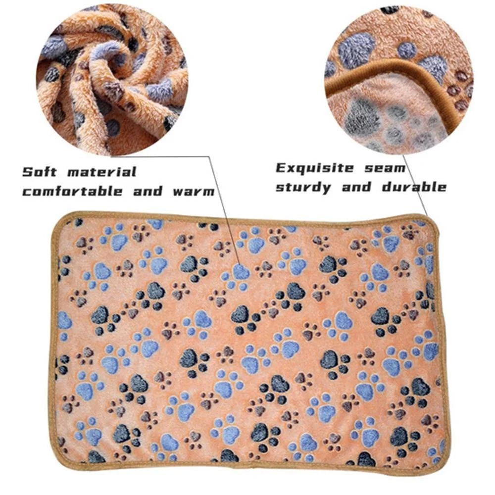 Soft Coral Fleece Pet Blanket