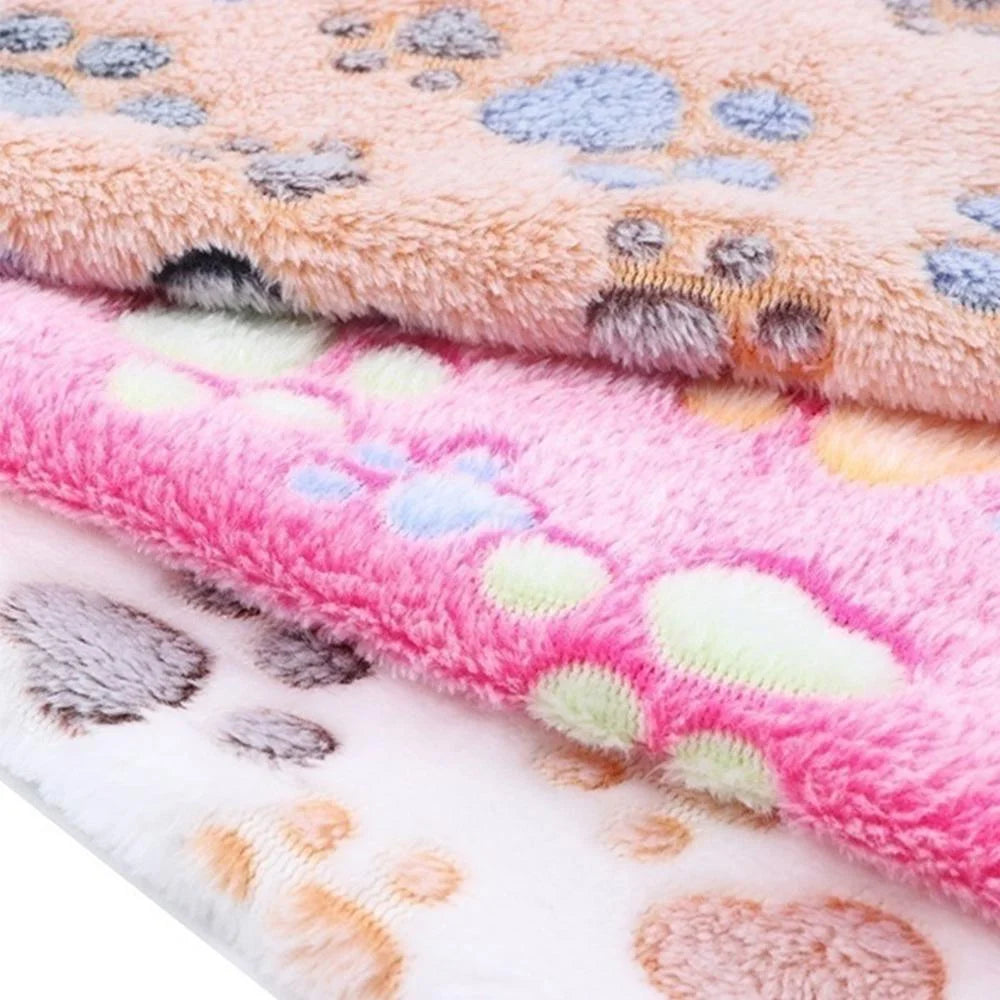 Soft Coral Fleece Pet Blanket