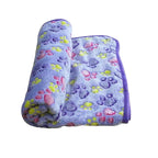 Soft Coral Fleece Pet Blanket