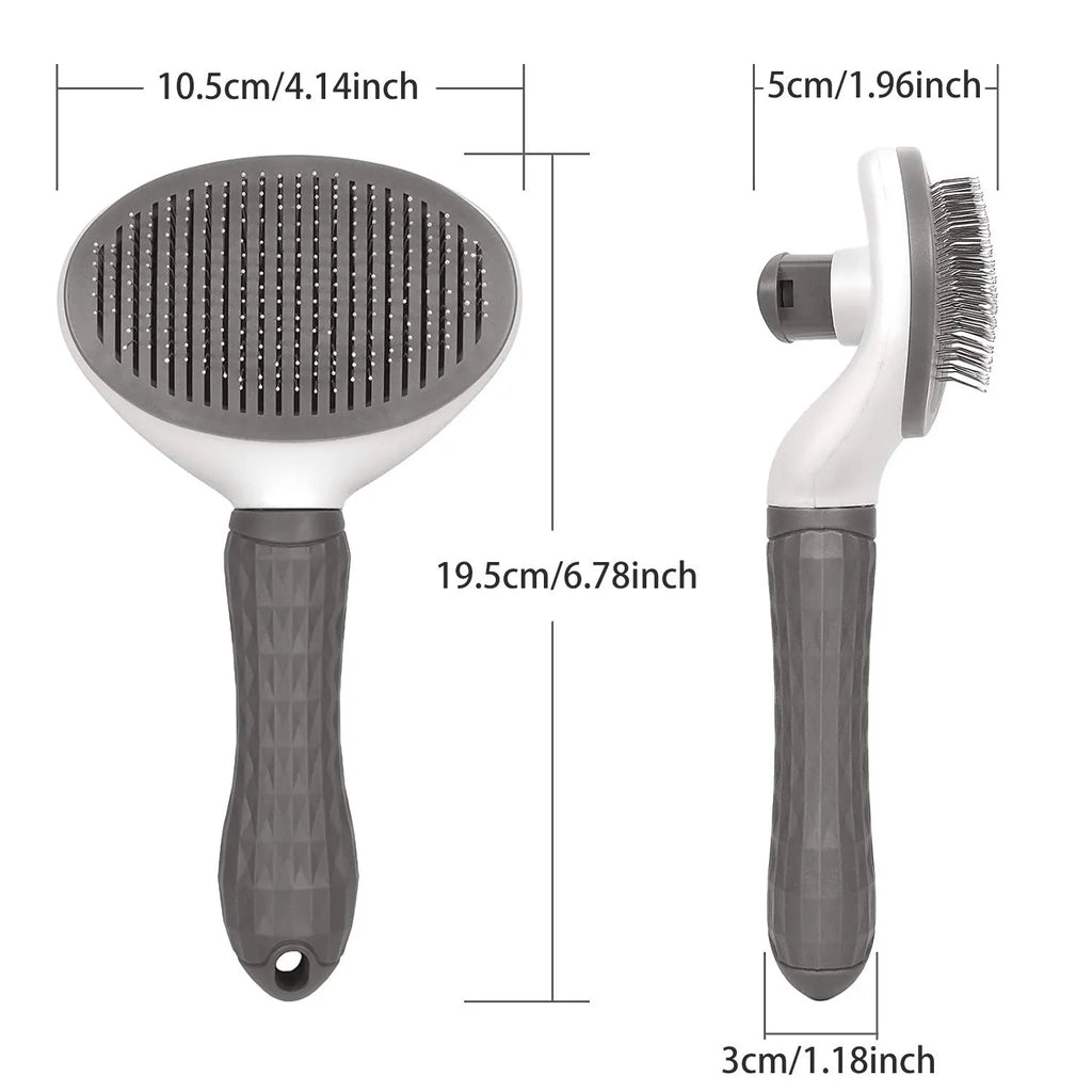 Self-Cleaning Slicker Brush