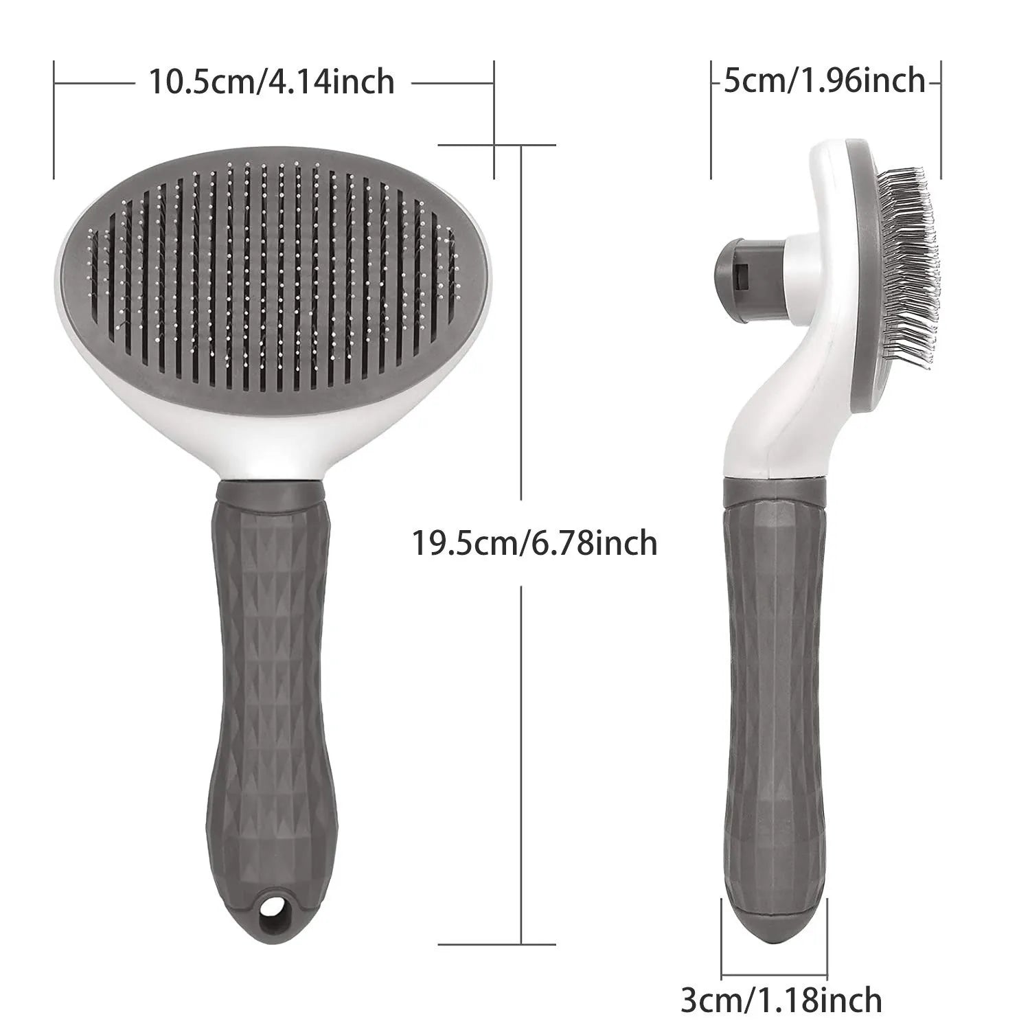 Self-Cleaning Slicker Brush