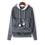 Fleece Pocket Hoodie for Pet Parents