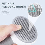 Self-Cleaning Slicker Brush