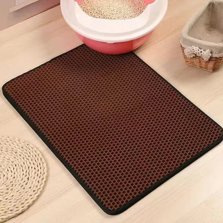 Double-Layer Cat Litter Trapping Mat