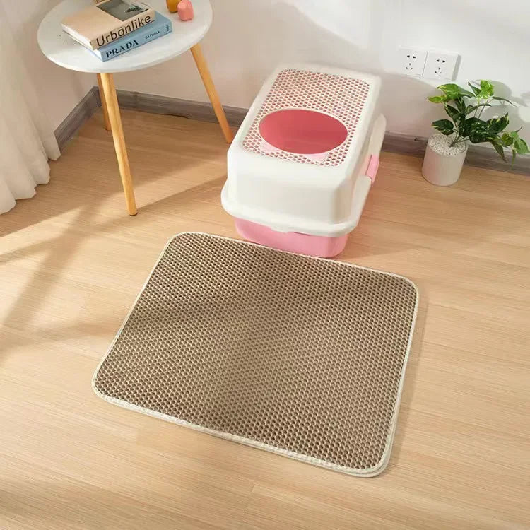 Double-Layer Cat Litter Trapping Mat
