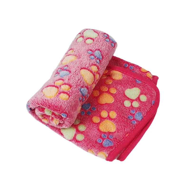Soft Coral Fleece Pet Blanket