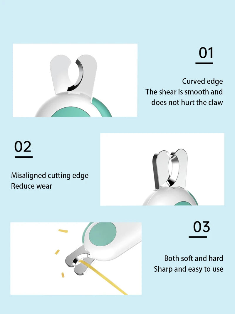 LED Nail Clipper with Safety Lock