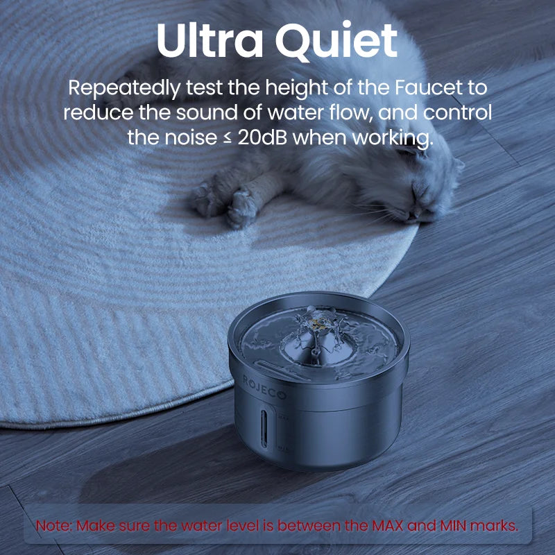 ROJECO Stainless Steel Cat Fountain
