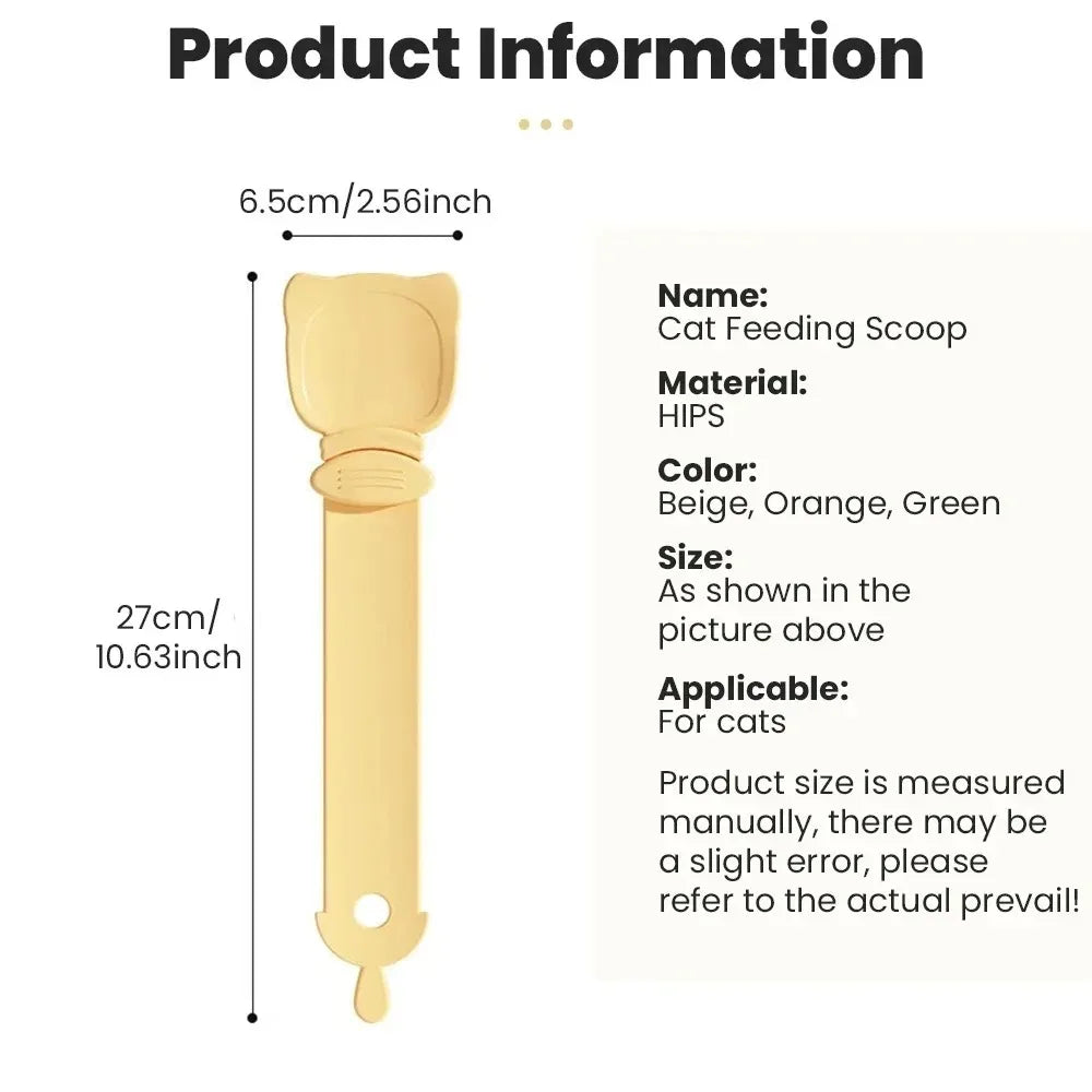Long Handle Cat Treat Spoon