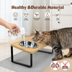 Elevated Tilted Cat Bowl Stand