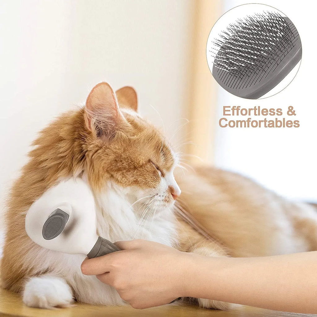 Self-Cleaning Slicker Brush