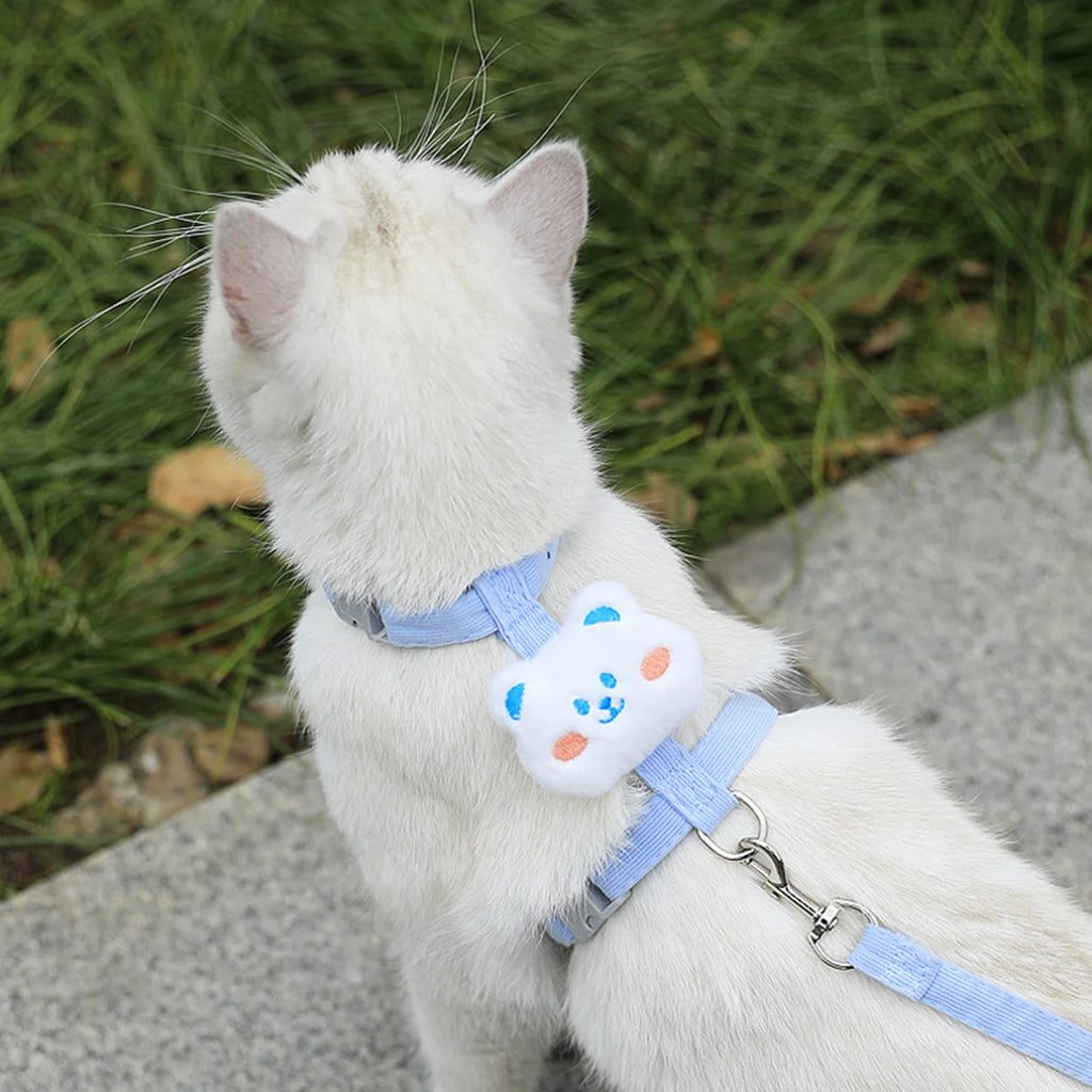 Adjustable Cat Harness & Leash Set