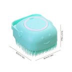 Silicone Shampoo Dispensing Bath Brush