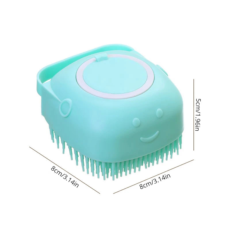 Silicone Shampoo Dispensing Bath Brush