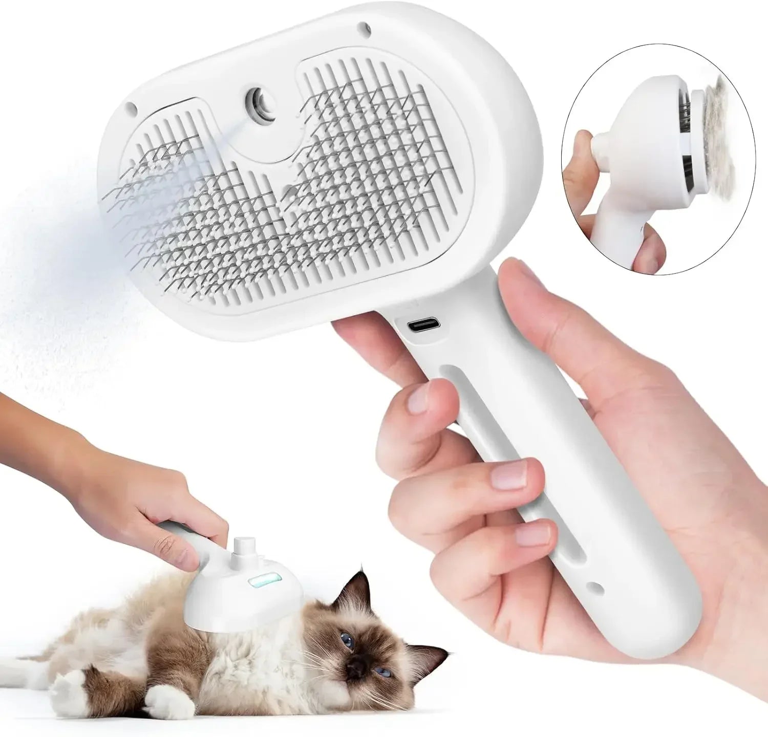 Steam Spray Detangling Comb