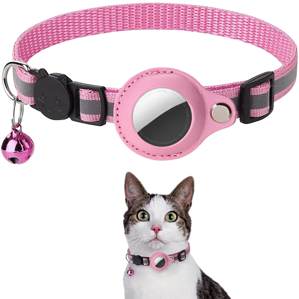 Reflective AirTag Cat Collar