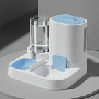 Gravity-Fed Pet Feeder & Water Dispenser