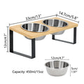 Elevated Tilted Cat Bowl Stand