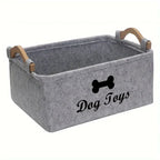 Felt Pet Toy Storage Box