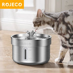 ROJECO Stainless Steel Cat Fountain