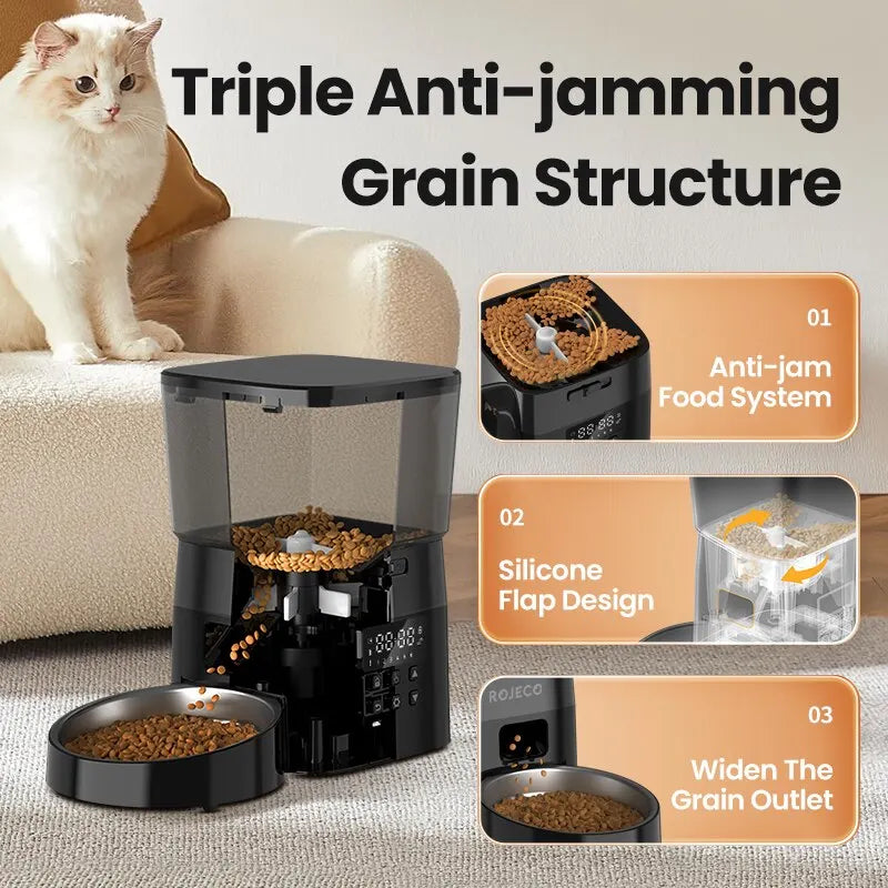 ROJECO Programmable Cat Feeder