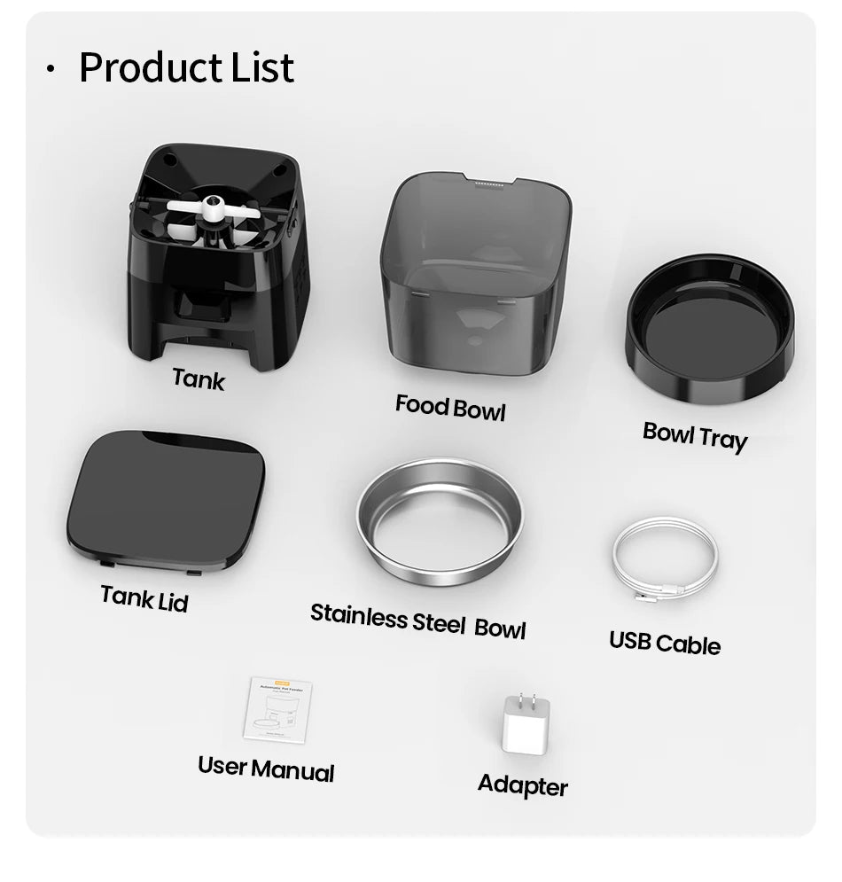 ROJECO Programmable Cat Feeder