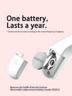 LED Nail Clipper with Safety Lock