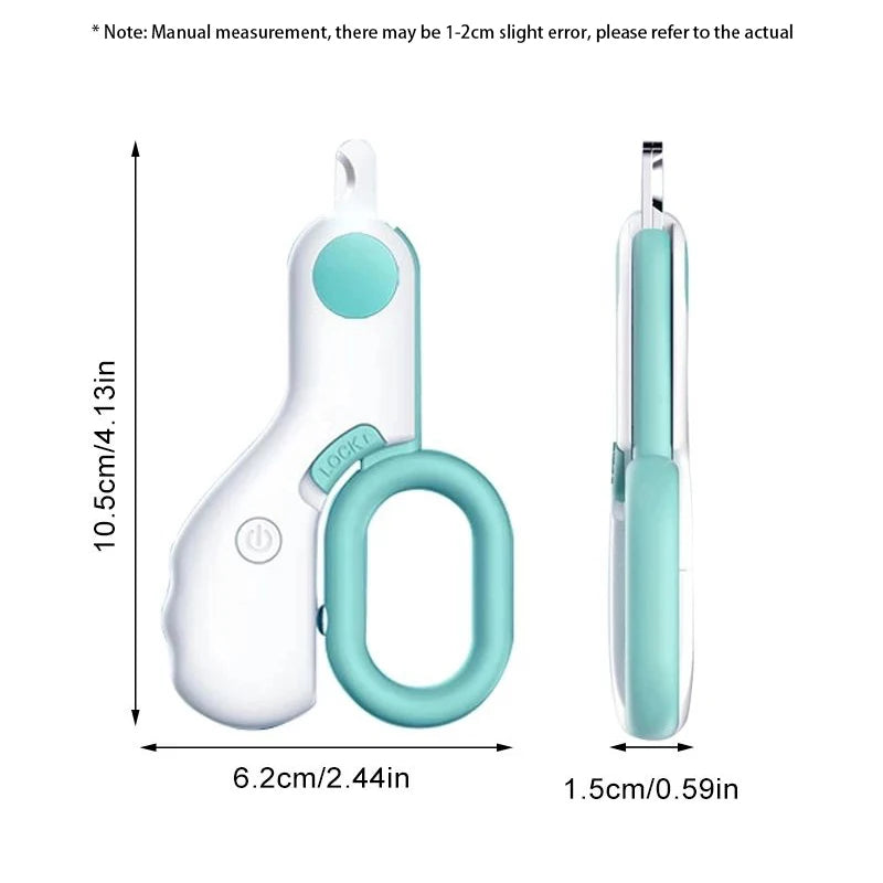 LED Nail Clipper with Safety Lock