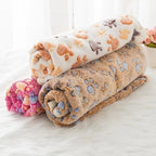 Soft Coral Fleece Pet Blanket