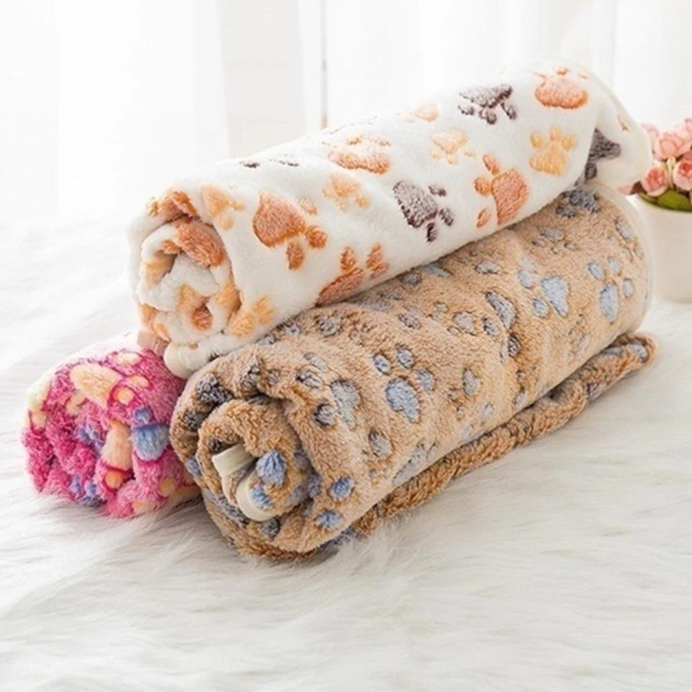 Soft Coral Fleece Pet Blanket