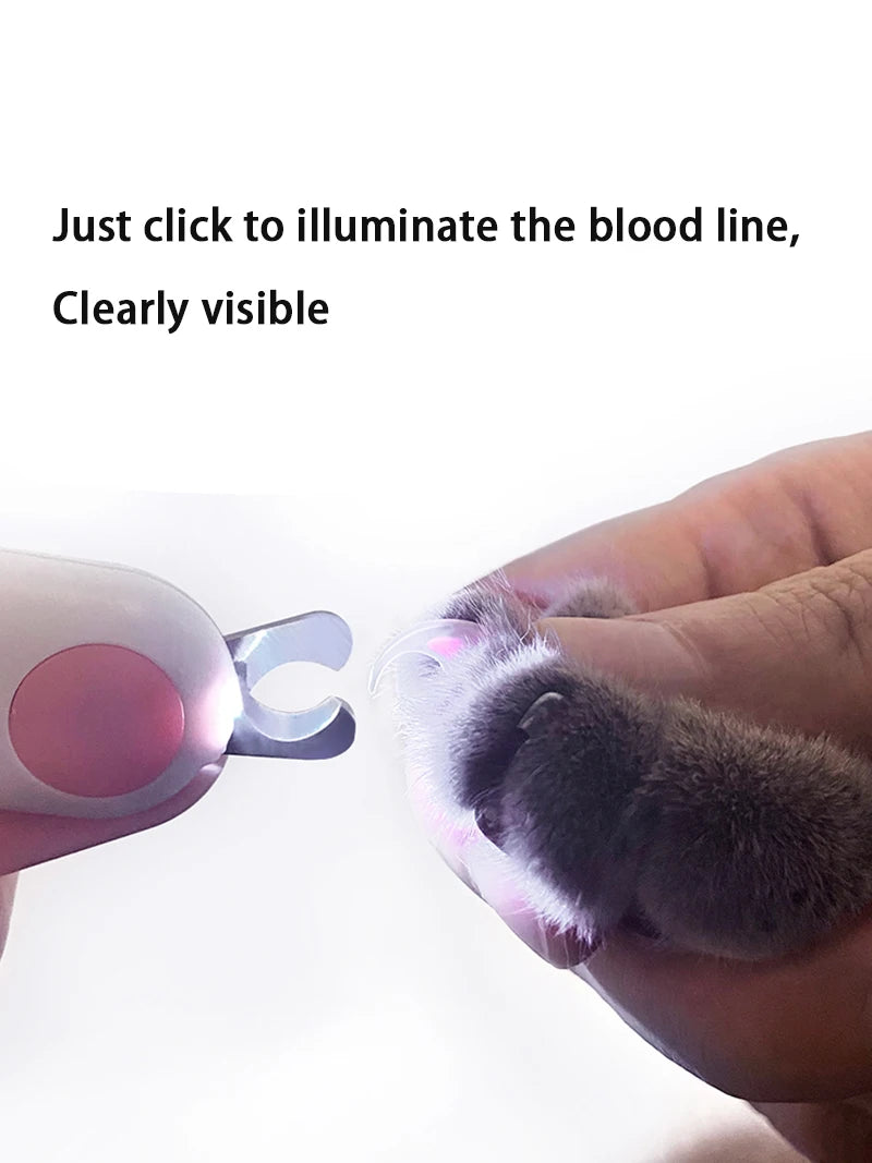 LED Nail Clipper with Safety Lock