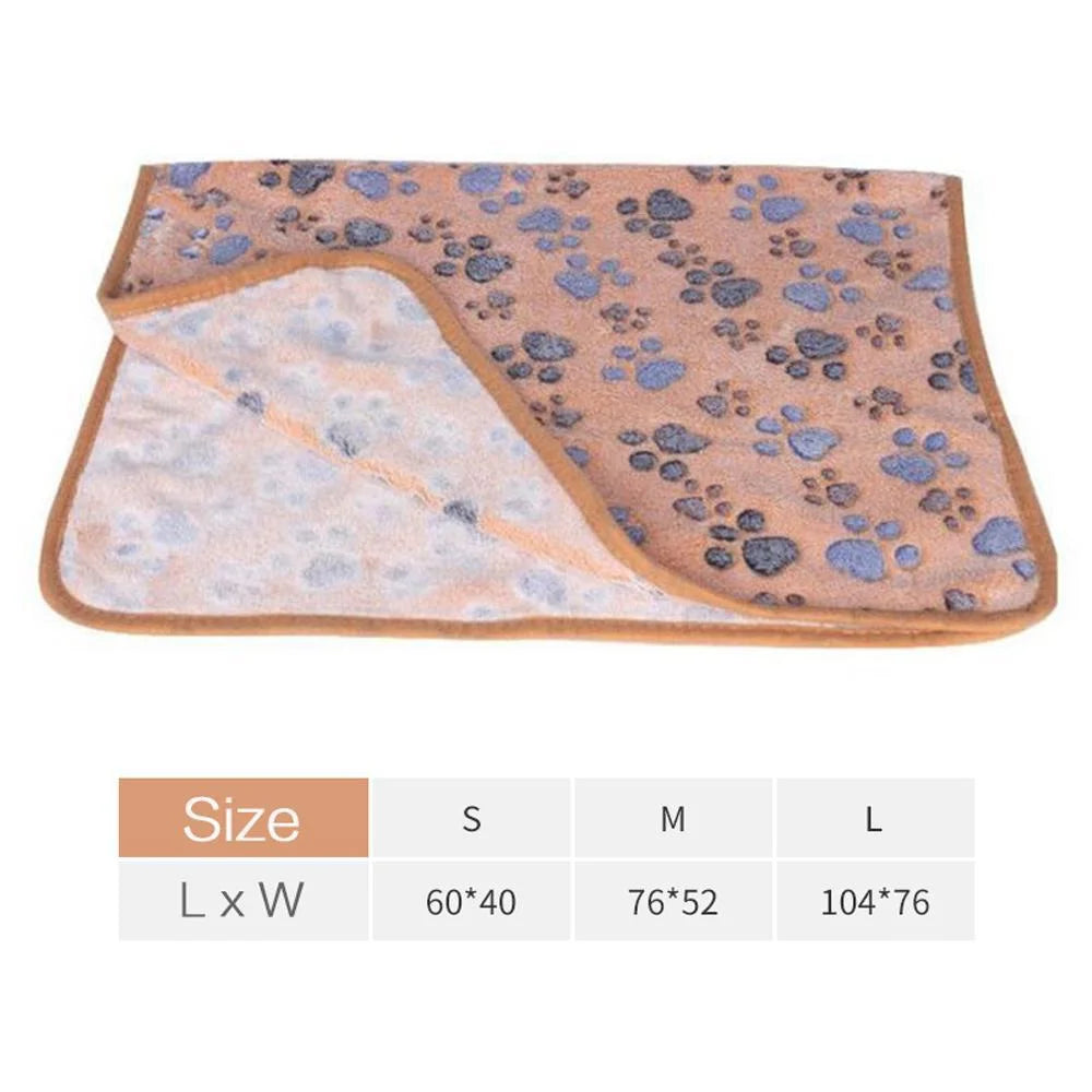 Soft Coral Fleece Pet Blanket