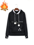Fleece Pocket Hoodie for Pet Parents