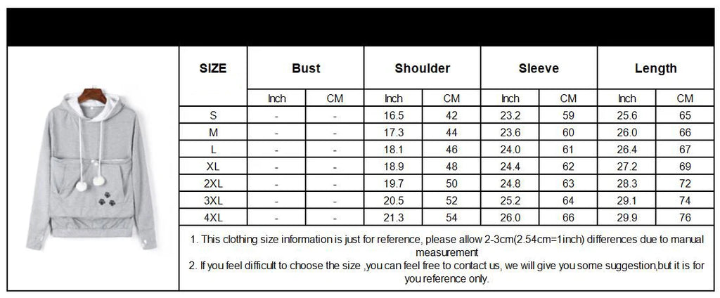 Fleece Pocket Hoodie for Pet Parents