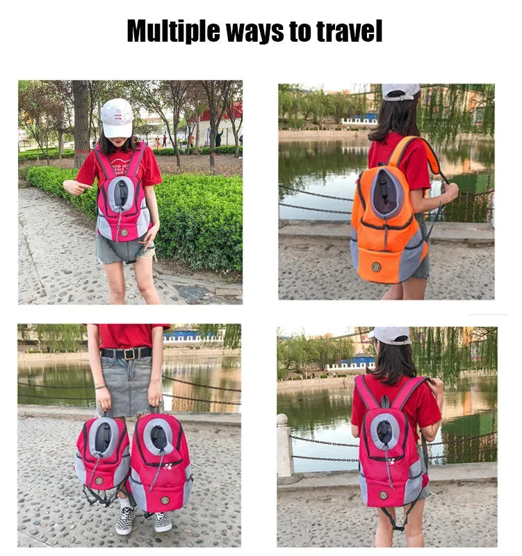 Front-or-Back Pet Carrier Backpack