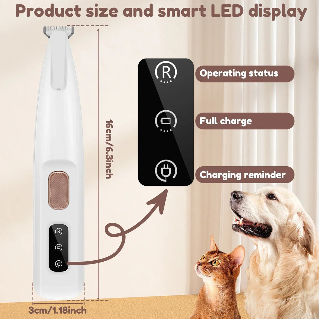 Waterproof LED Paw Trimmer