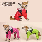 Hooded Waterproof Dog Jumpsuit