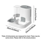 Gravity-Fed Pet Feeder & Water Dispenser