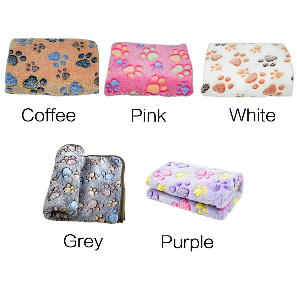 Soft Coral Fleece Pet Blanket