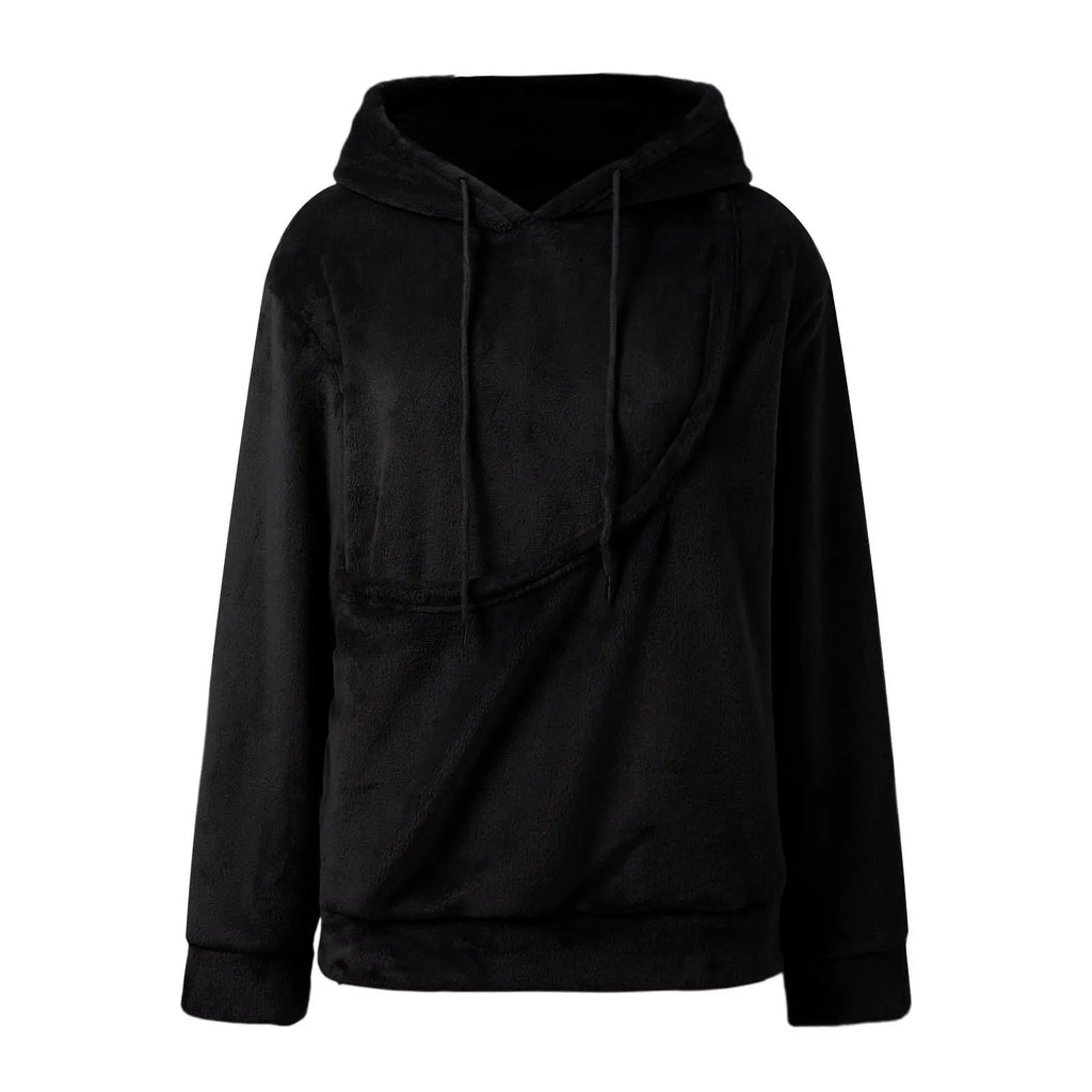 Plush Pocket Hoodie for Pet Parents